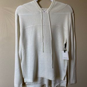 BNWT cream hoodie sweater